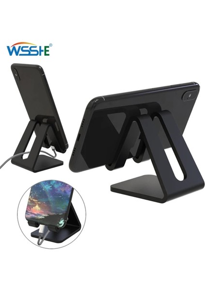 A-Beyaz 1 Adet Taşınabilir Tripod Masaüstü Standı Masa Cep Telefonu Tutucu IPhone Samsung Xiaomi Huawei Için Evrensel Cep Telefonu Aksesuarları (Yurt Dışından)