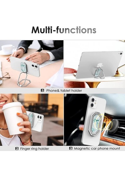 Siyah Evrensel Metal Telefon Zil Tutucu Kickstand 360 Rotasyon Geri Katlanabilir Masa iPhone iPad Tablet Için Standı Soporte Para Celular (Yurt Dışından) indirimleri
