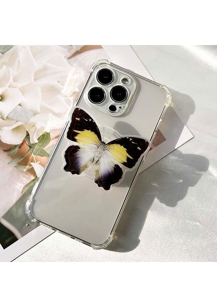 Hd-02 Biyonik Kelebek Telefon Tutucu 3D Efekti Soketi Katlanır Kavrama Tok Şeffaf Saplı Böcek Telefon Standı (Yurt Dışından)