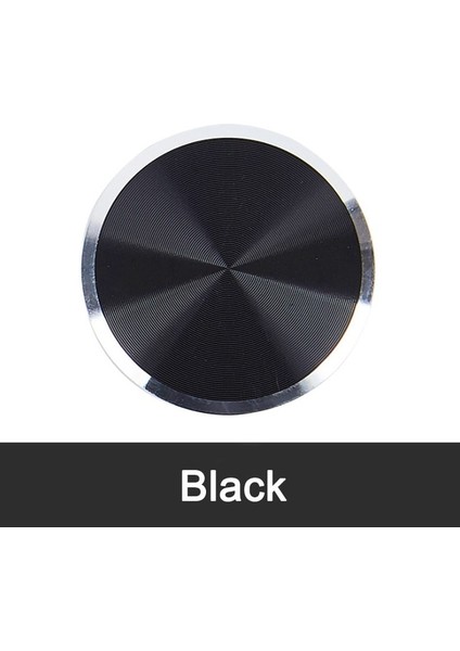 Siyah Manyetik Araç Telefonu Tutucu Metal Çıkartmalar Evrensel Ultra Ince Demir Sac Güçlü Mıknatıslı Araç Tutucu Cep Telefonu Tutucu Standı (Yurt Dışından)