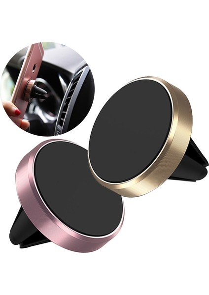 1 Altın 1 Gül Altın 2 Adet Evrensel Manyetik Araç Telefonu Tutucu Mobil Hücre Hava Firar Dağı Mıknatıs Gps Arabada Standı iPhone Xiaomi Huawei Samsung Için (Yurt Dışından) indirimleri
