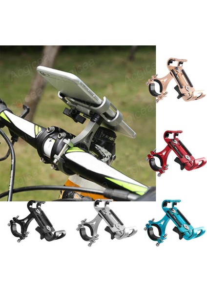 Siyah Dönebilen Bisiklet Cep Telefonu Tutucu Kaymaz Montaj Cep Telefonu Braketi Dönebilen Destek Gps Evrensel Motosiklet Standı Bisiklet Aksesuarları (Yurt Dışından) fırsatları