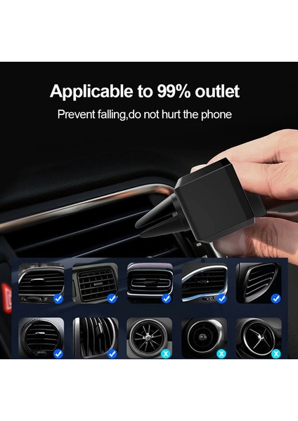 Mavi Untoom Araba Cep Telefonu Tutucu Araba Hava Firar Dağı Cep Telefonu Desteği iPhone 12 11 Pro Max x Xiaomi Samsung Gps Arabada Standı (Yurt Dışından) modelleri