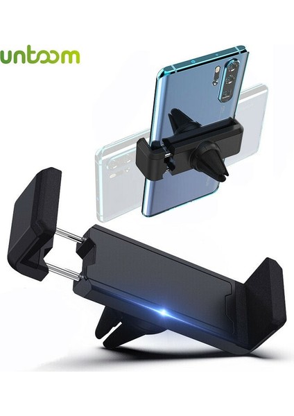Mavi Untoom Araba Cep Telefonu Tutucu Araba Hava Firar Dağı Cep Telefonu Desteği iPhone 12 11 Pro Max x Xiaomi Samsung Gps Arabada Standı (Yurt Dışından) fırsatları
