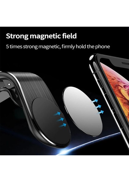 Sadece Metal Plaka 360 Metal Manyetik Araç Telefonu Tutucu iphone Samsung Xiaomi Için Stand Araba Hava Firar Mıknatıs Arabada Stand Gps Montaj Tutucu Akıllı Telefon (Yurt Dışından) indirimleri