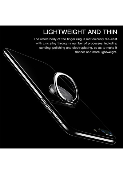 Gümüş Parmak Yüzük Tutucu Telefon Tutucu Pocophone F1 Doogee X90 S68 S60 N20 Oukıtel K13 C70 U25 Blackview A80 BV9900 Montaj (Yurt Dışından) fırsatları