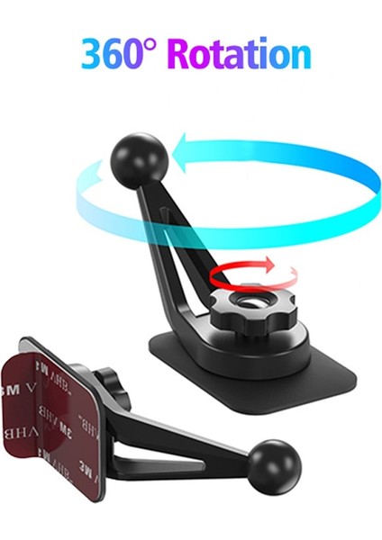 Model 1 17MM Top Kafa Araç Braketi Tabanı Manyetik Yerçekimi Araç Telefonu Tutucu Araba Dashboard Ev Masa Masa Yüzey Tutkal Standı Montaj (Yurt Dışından) fiyatları
