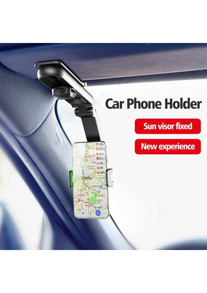 Dikiz Aynası Gri Araç Telefonu Tutucu 360° Dönebilen Destek Cep Telefonu Tutucu Araba Gps Dvr Güneşlik Dikiz Aynası Çok Fonksiyonlu Braket Otomatik (Yurt Dışından) modelleri
