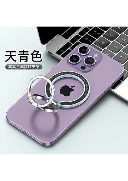 Manyetik-Blue2 Arabada Magsafe Telefon Tutucu Manyetik Halka Tutucu Iphone 12 13 14 Pro Için Destek Mıknatıslı Cep Telefonu Standı Akıllı Telefon Montajı (Yurt Dışından)