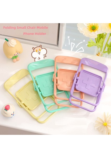 Renk 3 Taşınabilir Mini Cep Telefonu Standı Masaüstü Sandalye Standı 4 Renk Ayarlanabilir Macaron Renk Standı Katlanabilir Arka Dekorasyon Dekorasyon (Yurt Dışından) fırsatları