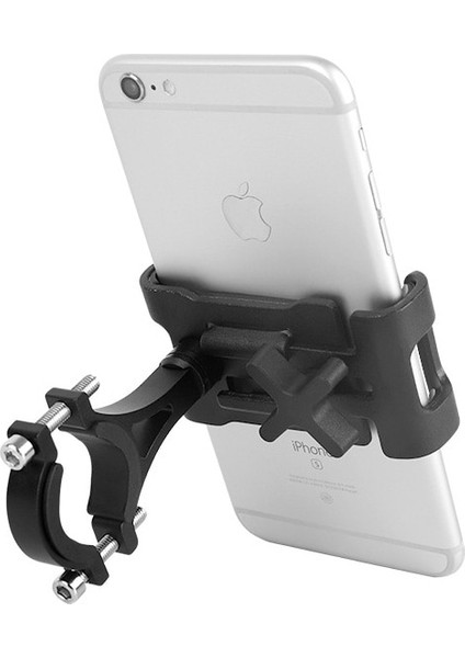 Siyah Metal Motosiklet Bisiklet Telefon Tutucu Alüminyum Alaşımlı Kaymaz Braket Gps Klip Tüm Akıllı Telefonlar Için Evrensel Bisiklet Telefon Standı (Yurt Dışından) indirimleri