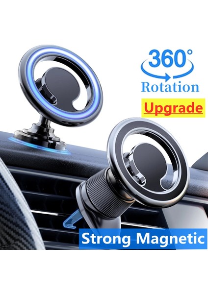 Macun Gümüş Manyetik Araç Telefonu Tutucu Mıknatıs Akıllı Telefon Cep Cep Telefonu Standı Gps Desteği iPhone 14 13 12 11 Xr Xiaomi Mi Huawei Samsung Lg (Yurt Dışından) fiyatları