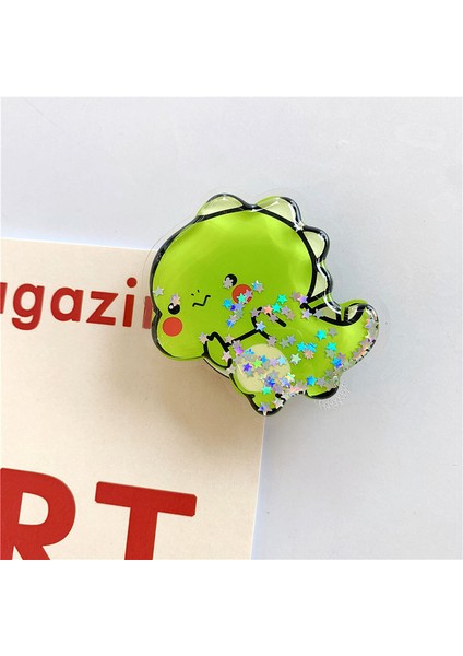 Kırmızı Yay Kedi Sevimli Hayvan Glitter Sıvı Bataklık Telefon Uzatmak Standı Tutucu iPhone Samsung Huawei Xiaomi Evrensel Parmak Braketi (Yurt Dışından) indirimleri