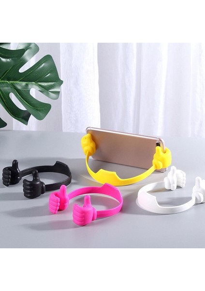 Fuşya Yüksek Kaliteli Masa Cep Telefonu Tutucusu Başparmak Telefon Tutucu Tablet Tutucu Iphone 13 12 Pro Samsung Huawei Için Tembel Braket Desteği (Yurt Dışından) fiyatları