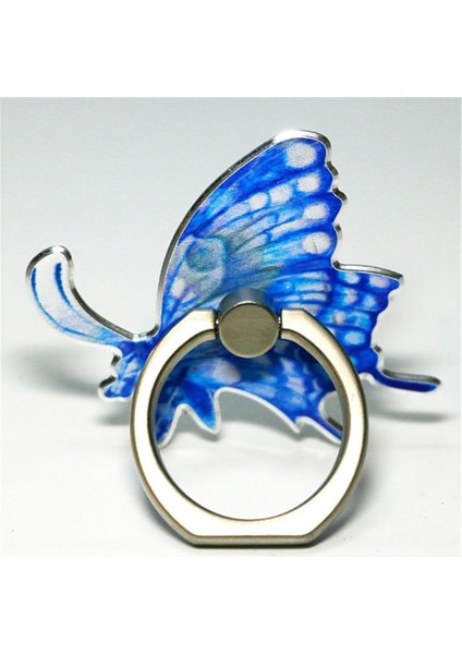 16 Lüks Evrensel Güzel Kelebek Cep Telefonu Kolu Tutucu Uygun Cep Telefonu Zil Tutucu Cep Telefonu Tutucu Soket (Yurt Dışından)