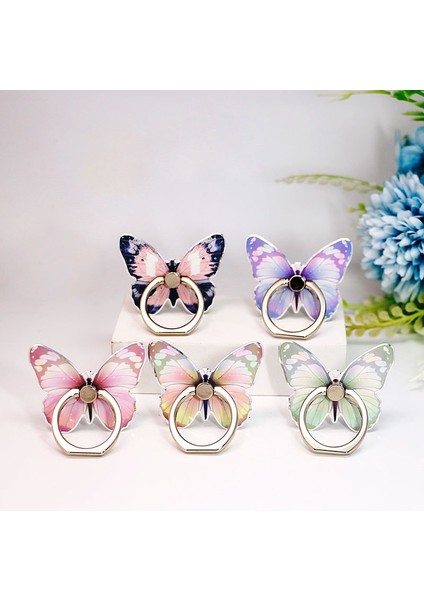 16 Lüks Evrensel Güzel Kelebek Cep Telefonu Kolu Tutucu Uygun Cep Telefonu Zil Tutucu Cep Telefonu Tutucu Soket (Yurt Dışından) fiyatları