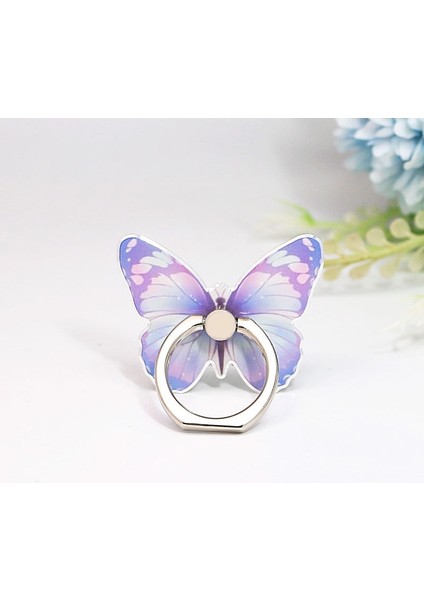 16 Lüks Evrensel Güzel Kelebek Cep Telefonu Kolu Tutucu Uygun Cep Telefonu Zil Tutucu Cep Telefonu Tutucu Soket (Yurt Dışından) modelleri