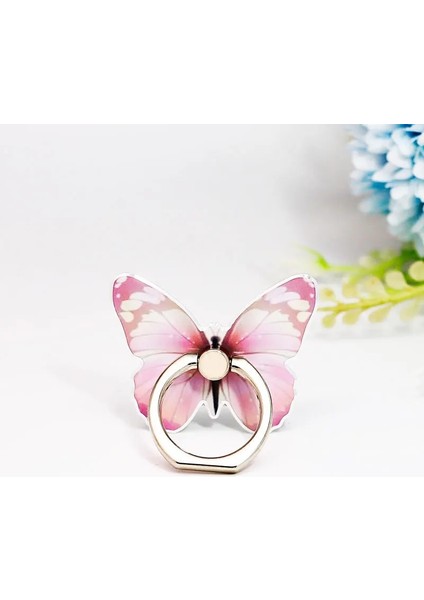 16 Lüks Evrensel Güzel Kelebek Cep Telefonu Kolu Tutucu Uygun Cep Telefonu Zil Tutucu Cep Telefonu Tutucu Soket (Yurt Dışından) fırsatları