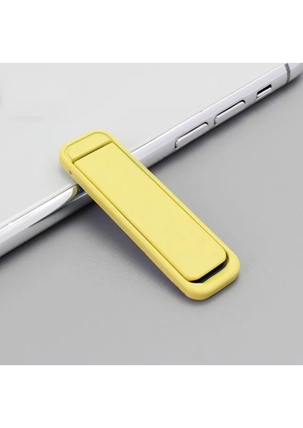 Sarı Cep Telefonu Kickstand Evrensel Dikey Yatay Stand Ayarlanabilir Mini Katlanır Masa Montaj Tutucu iPhone Samsung Için (Yurt Dışından)