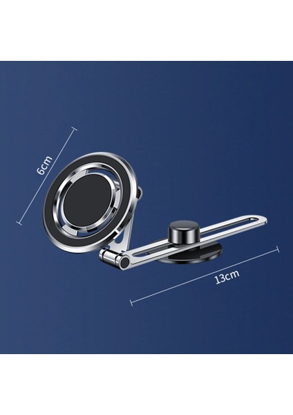 B Gümüş Görünmez Araç Telefonu Tutucu Ayarlanabilir Katlanabilir Yan Genişleme Braketi 360 Derece Dönen Alüminyum Alaşım Tesla Model 3/y/x/s (Yurt Dışından) fırsatları