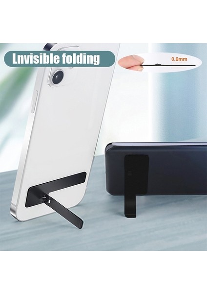Plastik Parmak Yüzük Ultra-Ince Mini Metal Katlanır Cep Telefonu Tutucu IPhone Samsung Xiaomi Için Standı Görünmez Taşınabilir Telefon Kickstand Braketi (Yurt Dışından) modelleri