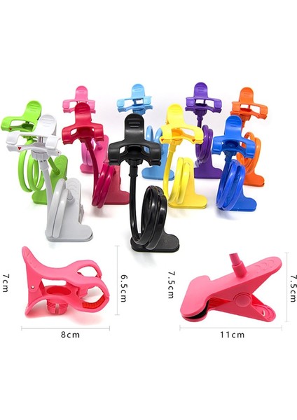 E Cep Telefonu Tutucu Yatak Tarafı Standı ile Evrensel Tembel Cep Telefonu Tutucu Klip 360 Esnek Ev Yatak Masası Montaj Braketi 75 cm (Yurt Dışından) fırsatları