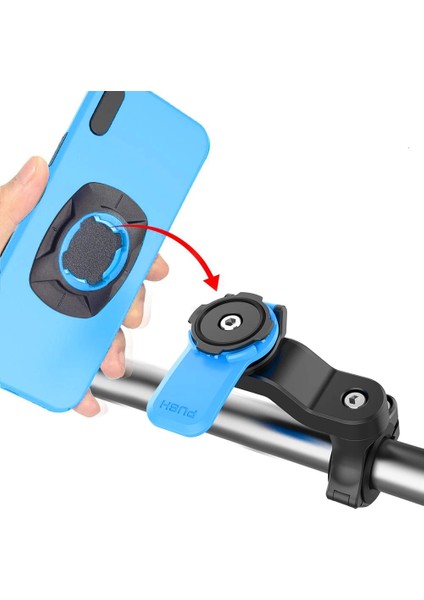 1 Takım 1 Yama Mavi Bisiklet Telefon Tutucu Motosiklet Bisiklet Cep Telefonu Standı Mtb Bisiklet Gidon Akıllı Telefon Tutucu Ayarlanabilir Destek Bisiklet Erişimi (Yurt Dışından)