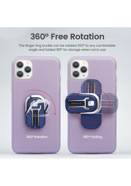 Yeşil Tip A Olaf Dördü Bir Arada Araç Telefonu Tutucu 360 Derece Dönme Halkası Cep Telefonu Braketi iPhone 14 13 Samsung Hava Montaj Tutucu (Yurt Dışından) fırsatları