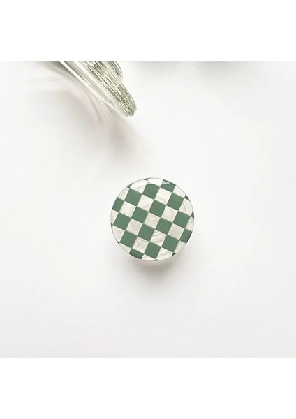 Yeşil Kore Tarzı Telefon Tutucu Kavrama Griptok Hava Kesesi Dama Tahtası Bitki Modelleme Cep Telefonu Parmak Braketi Cep Telefonu Aksesuarları (Yurt Dışından)