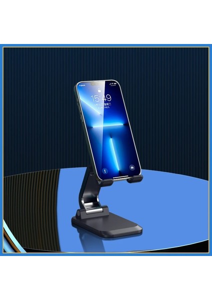 Mor Q7 Cep Telefonu Tutucu Standı Masaüstü Alüminyum Alaşımlı Tablet Desteği iPhone Xiaomi Için Evrensel Katlanabilir Cep Telefonu Masası Braketi (Yurt Dışından) indirimleri