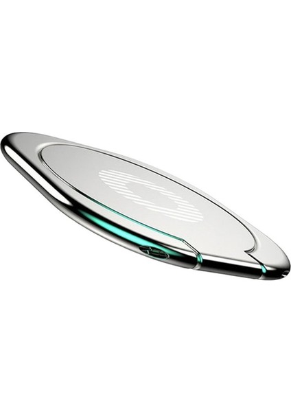 Gümüş Vinger Yüzük Houder 360 Graden Magnetische Mobiele Telefoon Akıllı Telefon Parmak Standhouder Ronde Telefoon Yüzük Araca Montaj Standı (Yurt Dışından)