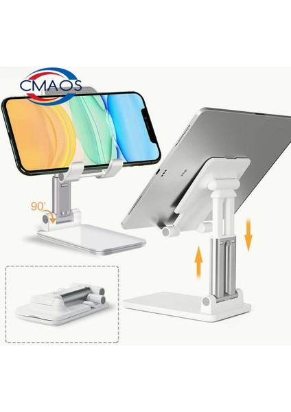 Yükseltme Siyah Yeni Masa Cep Telefonu Tutucu iPhone iPad Xiaomi Için Standı Ayarlanabilir Masaüstü Tablet Tutucu Evrensel Masa Cep Telefonu Standı (Yurt Dışından) fiyatları