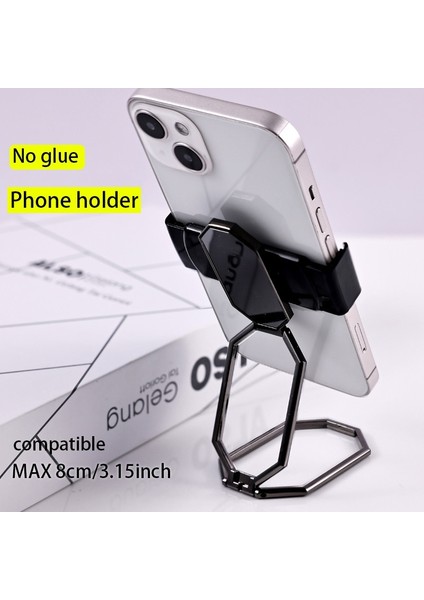 Gümüş Tutkal-4 Masa Kickstand Için Ayarlanabilir Cep Telefonu Tutucu 360° Döndürme Halka Kavrama Katlanabilir Cep Telefonu Standı Tüm Telefonlarla Uyumlu (Yurt Dışından) fiyatları