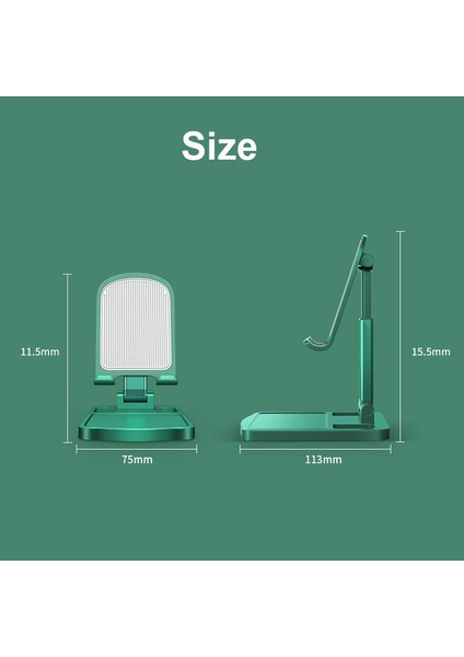 Kırmızı Katlanabilir Cep Telefonu Tutucu Masaüstü Desteği Evrensel Telefon Standı Ayarlanabilir Döner Braket IPhone Samsung Için Akıllı Telefon Standı (Yurt Dışından) modelleri