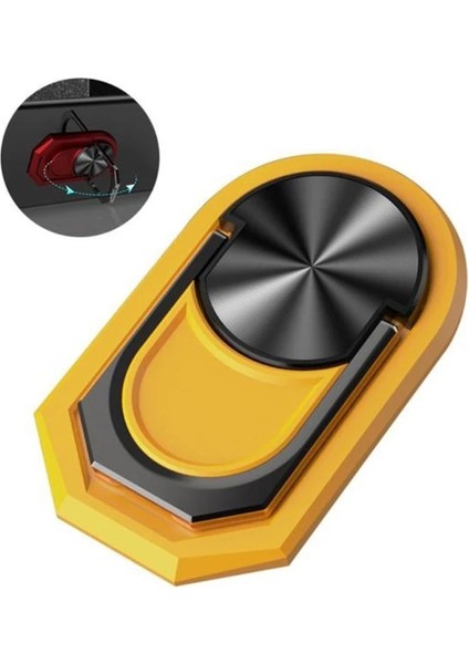 Stil 6 L43D 360° Dönme Evrensel Parmak Yüzük Kickstand Cep Telefonu Zil Tutucu Manyetik Araç Montajı Için Standı Metal Telefon Tutacağı (Yurt Dışından) fırsatları