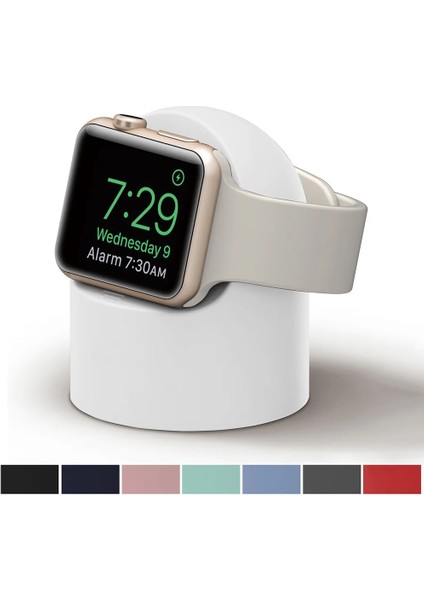 Beyaz Istasyonu Apple Watch Şarj Cihazı 44MM 40MM 45MM 41MM 42MM 38MM Iwatch Şarj Aksesuarları Şarj Standı Apple Watch 7 6 5 4 3 Se (Yurt Dışından)