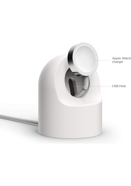 Beyaz Istasyonu Apple Watch Şarj Cihazı 44MM 40MM 45MM 41MM 42MM 38MM Iwatch Şarj Aksesuarları Şarj Standı Apple Watch 7 6 5 4 3 Se (Yurt Dışından)