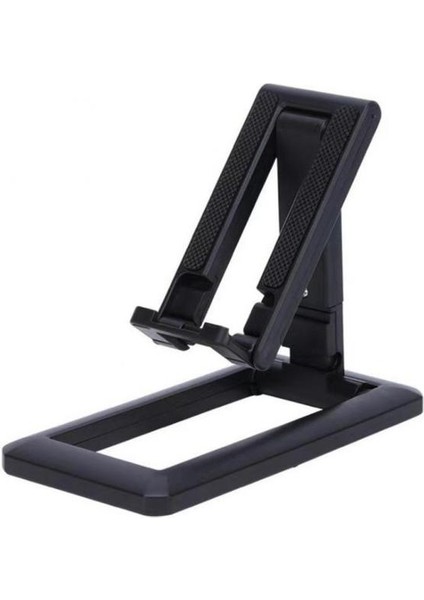 Siyah Ryra Ayarlanabilir Telefon Tutucu Taşınabilir Masa Braketi Tablet Samsung IPhone Akıllı Telefon Için Evrensel Çok Açılı Katlanabilir Stand (Yurt Dışından)