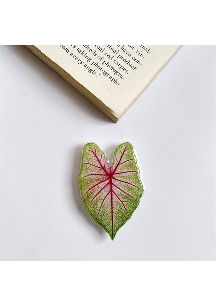 16 Yeni Lüks Parlak Simülasyon Yaprak Kavrama Tok Cep Telefonu Braketi Parmak Yüzük Desteği Katlanabilir Soket Griptok Braketi (Yurt Dışından)