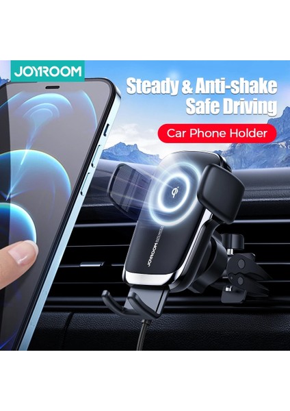 Hava Çıkışı Araç Telefonu Tutucu 15W Qi Kablosuz Şarj Cihazı Otomatik Hizalama Şarj Otomatik Montaj iPhone Samsung Için Akıllı Telefon Tutucu Arabada (Yurt Dışından) fırsatları