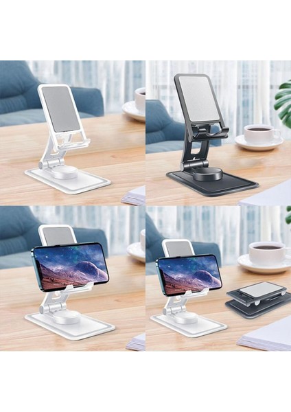 03 Ryra 360° Dönen Tablet Cep Telefonu Standı iPad Masa Tutucu Masa Braketi Cep Telefonu Standı Cep Telefonu Tutucu (Yurt Dışından)