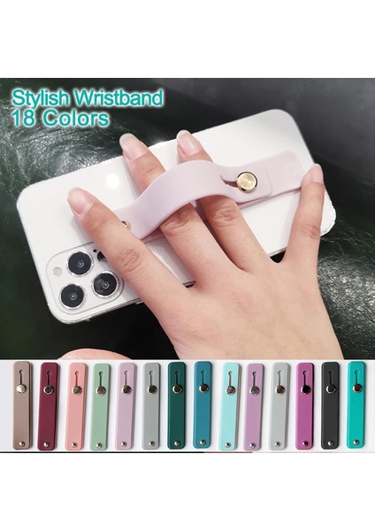 31-Antik Beyaz Evrensel Bilek Bandı Cep Telefonu Tutucu iPhone Parmak Kavrama Telefon Standı Samsung Için Itme Geri Çekin Yapışmış Soket Braketi (Yurt Dışından) fiyatları