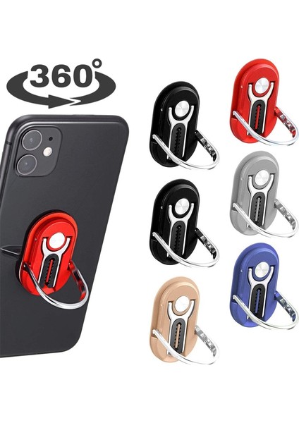 A-Gümüş Evrensel Telefon Tutucu 360 Derece Dönen Halka Braketi Araba Hava Firar Navigasyon Montaj Braketi Iphone Samsung Xiaomi Için (Yurt Dışından) fiyatları