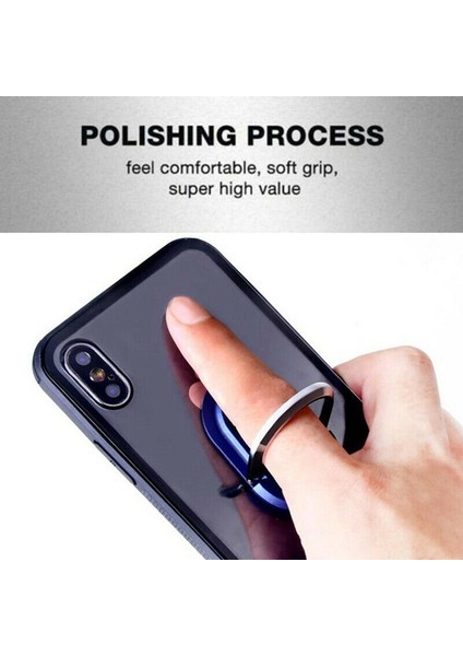 A-Gümüş Evrensel Telefon Tutucu 360 Derece Dönen Halka Braketi Araba Hava Firar Navigasyon Montaj Braketi Iphone Samsung Xiaomi Için (Yurt Dışından) fırsatları