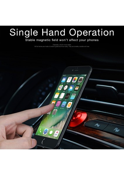 Açık Mavi Macun Cafele Manyetik Tutucu Telefon Için Araç Telefonu Tutucu Standı Alüminyum Alaşımlı Evrensel Araba Cep Telefonu Tutucu Standı Aksesuarları (Yurt Dışından) modelleri