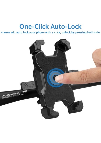 Kırmızı Gidon Evrensel Bisiklet Telefon Tutucu Motosiklet Bisiklet Gidon Telefon Tutucu Cep Telefonu Scooter Mtb Için Dağı Gps Braketi Klip Standı (Yurt Dışından) fırsatları