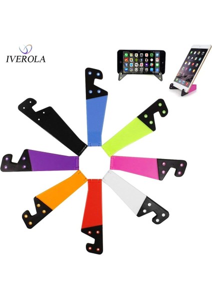 Pembe Evrensel Cep Telefonu Tutucu Esnek Ayarlanabilir Cep Telefonu Klip Tembel Tutucu Ev Masaüstü Montaj Braketi Smartphon (Yurt Dışından)