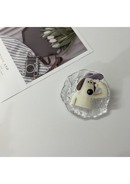 C Kore Ins Köpekler Parmak Tutucu Griptok Hava Kesesi Yüzük Cep Telefonu Standı Kavrama Tok Cep Telefonu Iphone Aksesuarları Için Destek Akıllı (Yurt Dışından)