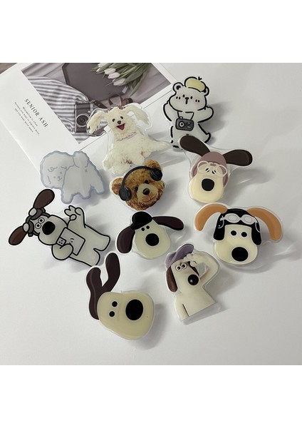 C Kore Ins Köpekler Parmak Tutucu Griptok Hava Kesesi Yüzük Cep Telefonu Standı Kavrama Tok Cep Telefonu Iphone Aksesuarları Için Destek Akıllı (Yurt Dışından) fiyatları