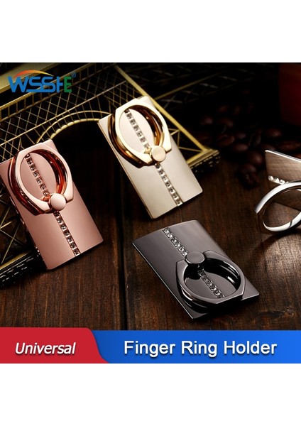 Altın Lüks Kare Parmak Yüzük Cep Telefonu Standı Araç Tutucu IPhone Soketi Akıllı Telefon Kavrama Samsung Xiaomi Için Araç Montaj Standı (Yurt Dışından) fiyatları